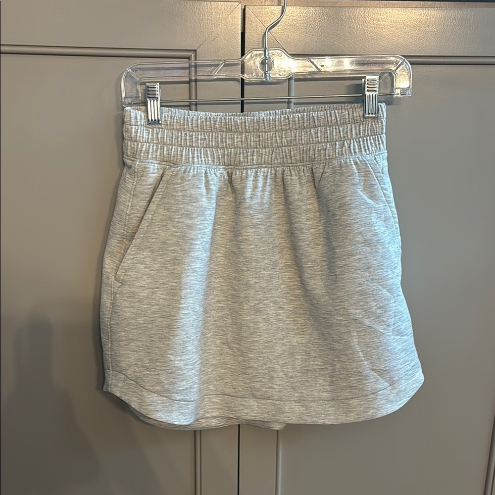 YPB neoKnit Gray Casual Mini Skirt sz sm